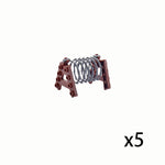 MOC WW2 Military War Weapon Soldier Accessories Building Blocks Roadblock Motorcycle Weapon case container Weapon Bag Brick Toy