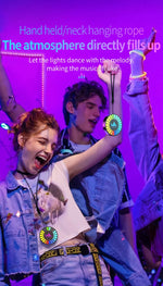 Smart RGB Pickup Lights LED 3D Ambient Lamp Sound Control Music Rhythm Lights Air Freshener for Car Gaming TV Creative Decora