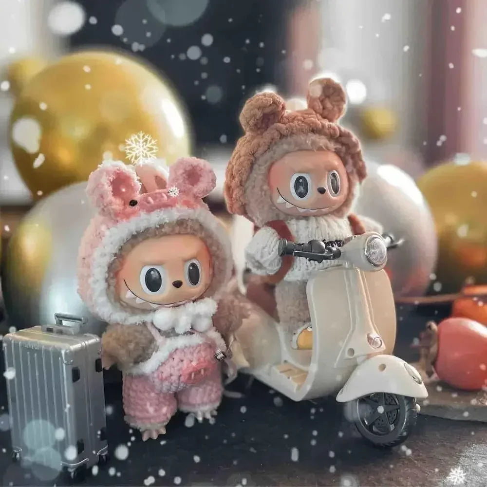 2025 Doll Mini Electric Motorcycle Children's Toy for labubu toy motor for doll (no doll).