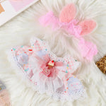 20cm Cotton Doll Clothes With Headwear Bow Headband Accessories Plush Dolls Dresses Skirt Decoration for EXO Idol Doll Accessory