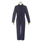 Michael Myers Costume Cosplay Horror Demon Killer Blue Working Clothes for Men Disguise Halloween Suit for Adults