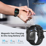 New 2025 Blackview R30 Max Smartwatch with LED Flashlight 1.91'' TFT Screen Health Monitor Bluetooth Watches for Men Women Gifts