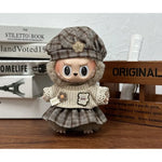 17cm Labubu Doll Capybara Costume Suit V1 V2 V3 Clothes Set Plush Toy Outfit Accessories