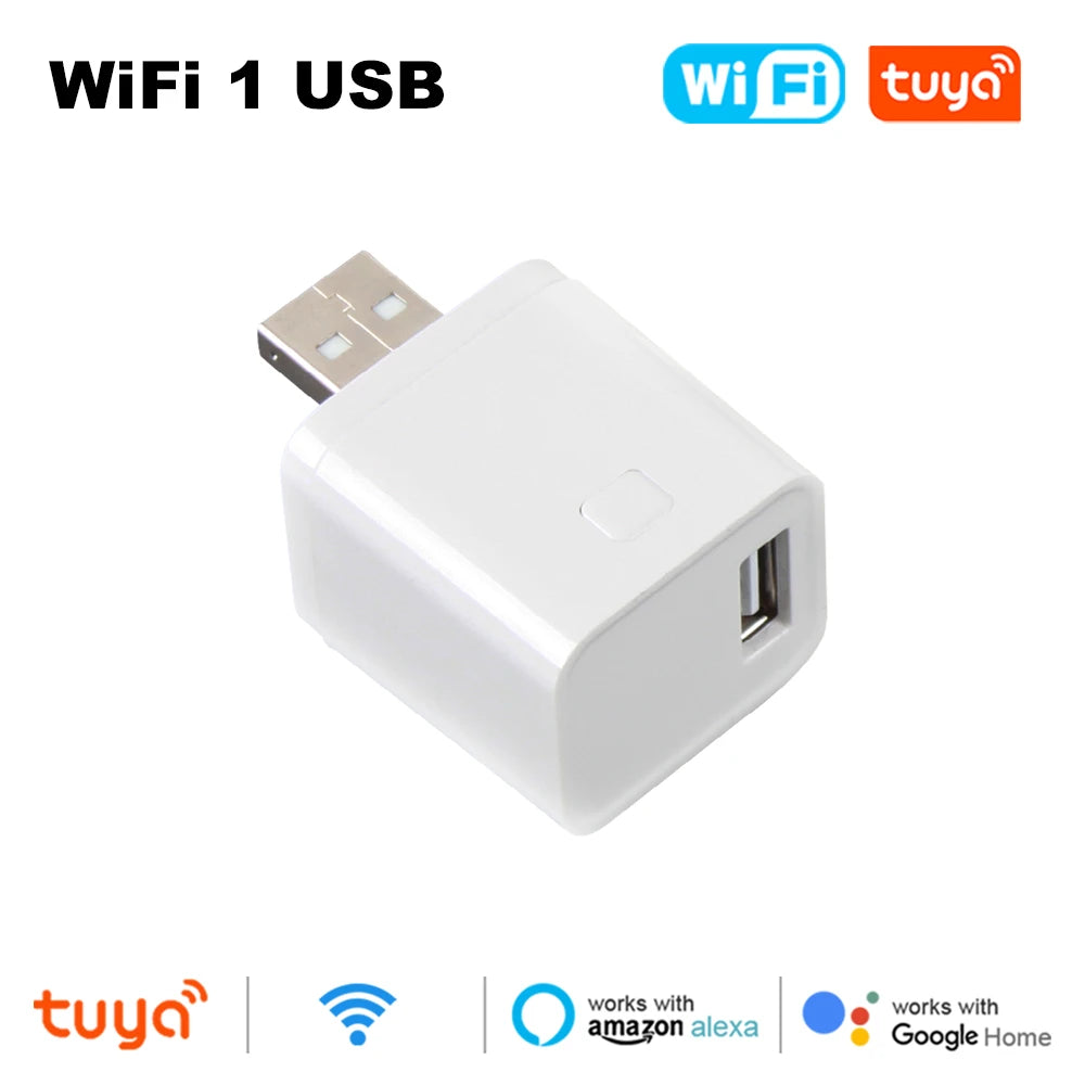 Tuya Smart WiFi/Zigbee Micro USB Adaptor Switch 5V Mini 1 2 3 USB Power Adaptor Smart Life Control Via Alexa Google Yandex Alice