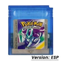 Pokemon Red Blue Crystal Golden Green Silver Yellow GBC Game Card 16 Bit Video Game Cartridge Console Cards For GB/SP