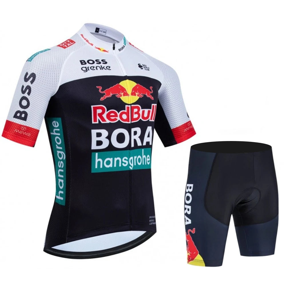 Red Bull Bicycle Clothing Jersey Cycling Uniforms for Men Jacket Team Set Bike Man Sports Bicycles Men's Cycling Suit Road Bikes