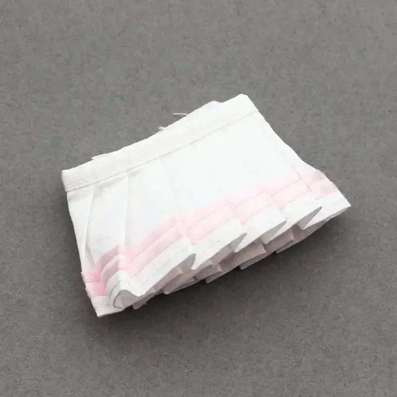 Mini Doll Clothes Outfit Accessories For Ropa 15-17cm Labubu Knitting T-shirt Hat pleated skirt Uniform Set Clothing