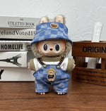 17cm Labubu Doll Clothes Capybara Cos Suit V1 V2 V3 Outfit Stylish Clothing Set for Plush Toy Dolls Accessories