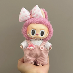 17cm Labubu Doll Clothes Capybara Cos Suit V1 V2 V3 Outfit Stylish Clothing Set for Plush Toy Dolls Accessories