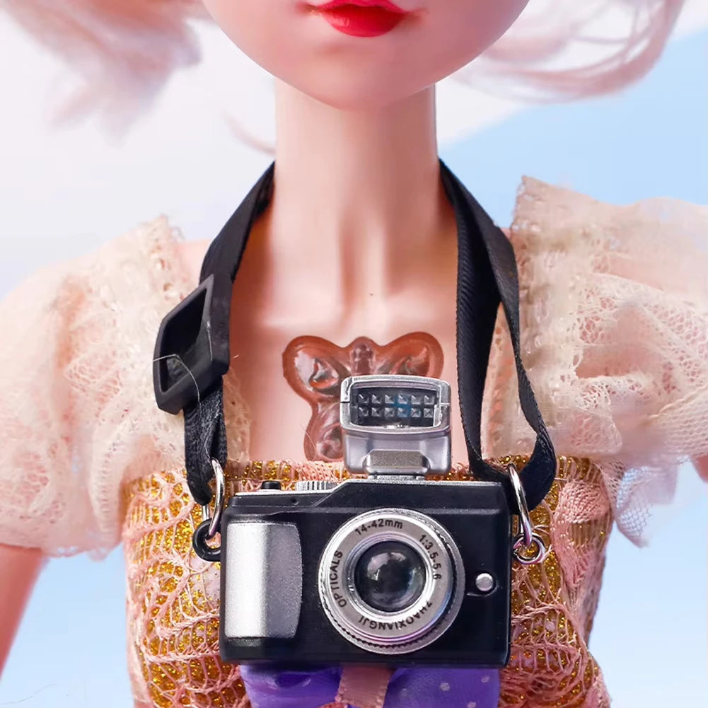 17cm Mini Doll'S Clothes Outfit Accessories For Labubu V1 V2 V3 Striped overalls hats glasses shoes Cool handsome Clothing Gift