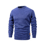 New Men's Sweater Spring Autumn Round Neck Long Sleeve Pullover Casual Sports Sweatshirt High Quality Solid Color Fleece Coat