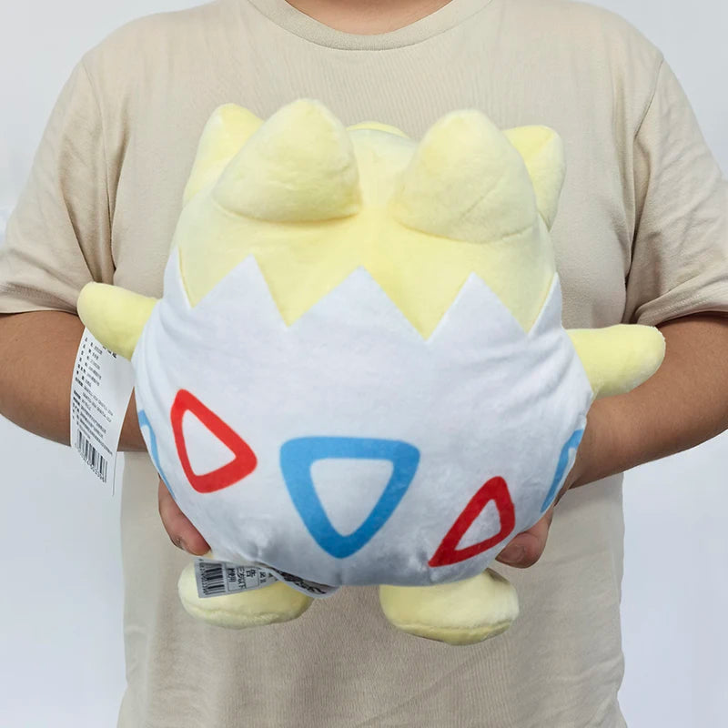 Pokemon Kawaii Togepi Stuffed Toys Cartoon&Cute Plush Dolls Throw Pillow Birthday Gift for Kids Upgrade Bigger Shape