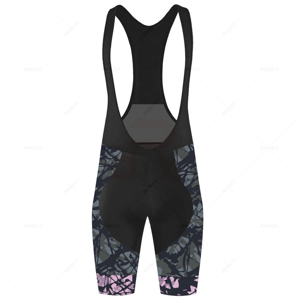 2025 RCN Pro Team Cycling Jersey Set – Men’s Short Sleeve Road Bike & MTB Racing Kit, Breathable Summer Bicycle Clothing with Bib Shorts