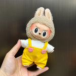 Mini Doll'S Clothes Outfit Accessories For Korea Kpop Exo 15-17cm Labubu Idol V1 V2 Overalls set Clothing Gift
