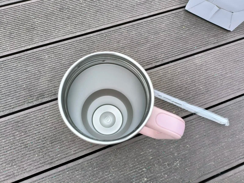 1000ML Large Capacity Water Bottle Various Styles Pink White Vacuum Cup Stainless Steel Juice Milk Tea Car Mugs Gifts