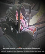 EU in Stock 4In1 Baby Stroller, Multifunctional Stroller Foldable with Car Seat Baby Car Carriage Portable Baby Stroller 3in1