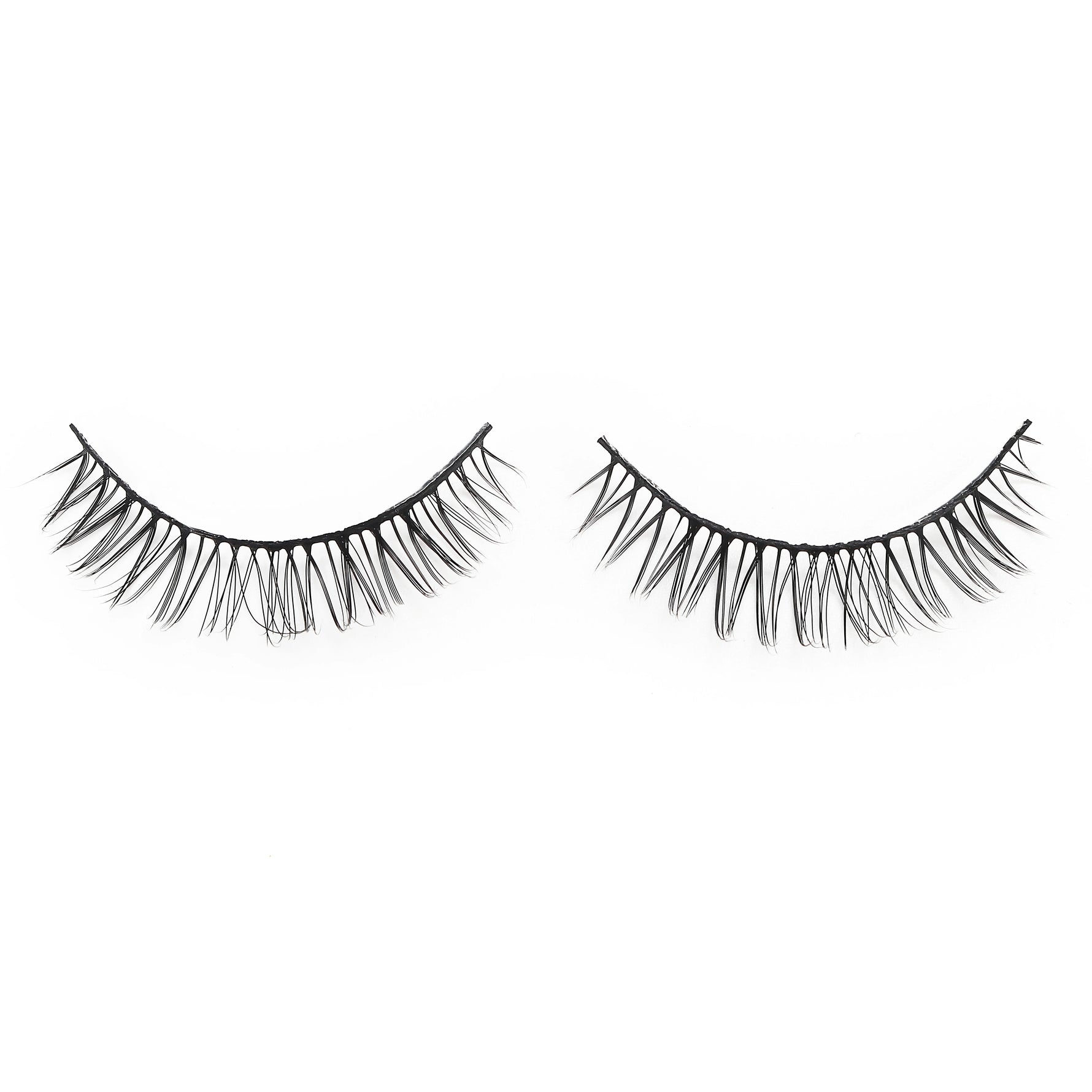 DINGSEN Fake Eyelash Anime Lashes 5 Pairs Little Devil Eyelashes Natural Daily Makeup Manga Eyelashes Clear Band Eyelashes