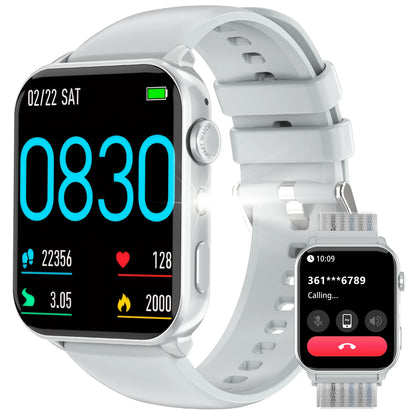 New 2025 Blackview R30 Max Smartwatch with LED Flashlight 1.91'' TFT Screen Health Monitor Bluetooth Watches for Men Women Gifts