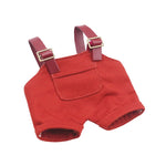 17cm Mini Doll'S Clothes Outfit Accessories For Labubu V1 V2 V3 Striped overalls hats glasses shoes Cool handsome Clothing Gift