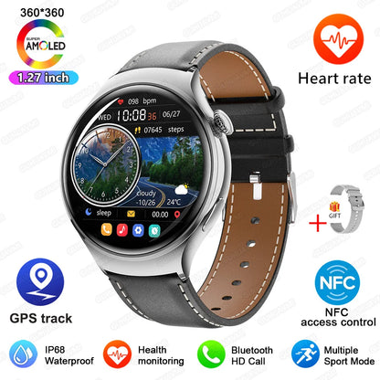 2025For HUAWEI Smart Watch Women GPS Trajectory Heart Rate Blood Pressure NFC Bluetooth Call 1.27inch AMLOED Smartwatches Ladies