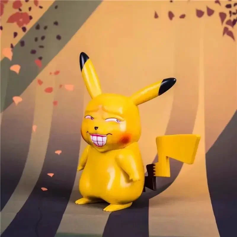 TOMY Pokemon Funny Funny Freak Pikachu Bulbasaur Charmander Squirrel PVC Anime Action Figure Model Doll Toy Boy's Gift