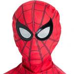 Kids Superhero Spider Costume Spandex Jumpsuit Halloween Cosplay Costumes Bodysuit Kids Head Cover Separation Party Set