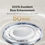 Baseus Bowie 30 Max Bluetooth Headphones 45dB Noise Cancellation Hi-res LDAC Over Ear Headset 3D Spatial Audio Wireless Earphone