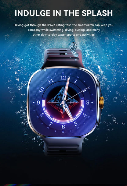 New M99 smartwatch Android - Bluetooth dual system 4G SIM 2.4'' 720*720 HD AMOLED Screen 190° Camera GPS WIFI NFC samrt watch