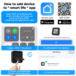 Tuya Smart Universal IR Remote With Temperature Humidity Sensor for Air Conditioner TV AC Works with Alexa Google Home Yandex