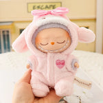 Labubu Doll Clothes Hoodie Labubu Idol V1 V2 Dolls Clothing Accessories 15/17cm Plush Doll Universal
