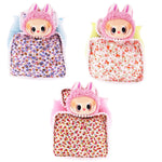 Labubu Doll Sleeping Bag Christmas Festival Birthday Gift Doll Accessories Soft Fabric Toy Storage Bag for Collectible Figures