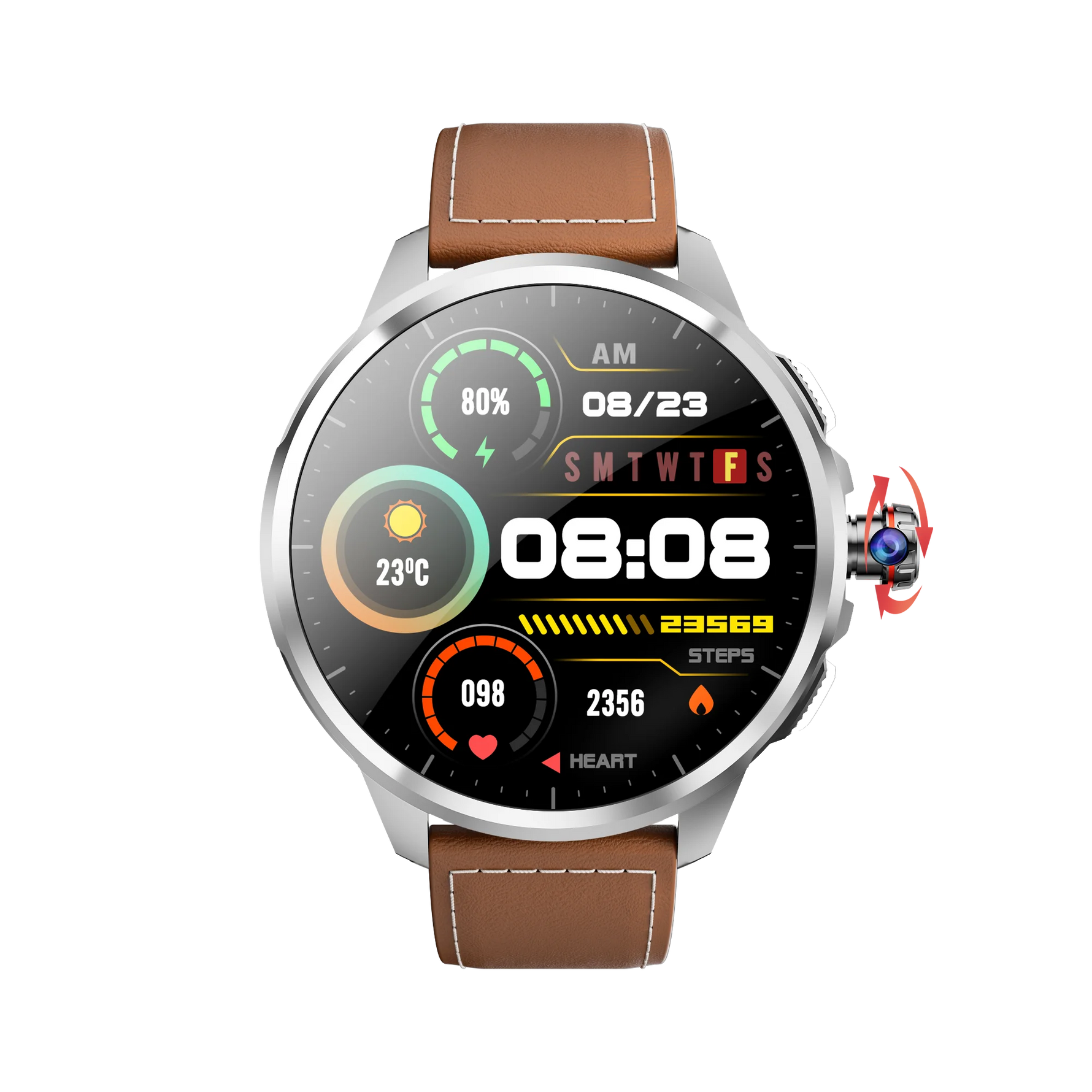 Origianl H99 Smartwatch Amoled 4G Smart Watch Men Students With 190° Rotary Camera GPS Position WIFI Connect Google Play Store