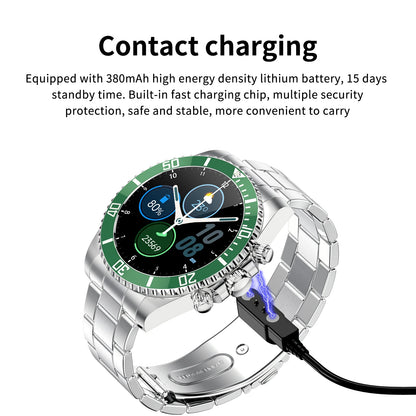 Smart Watch Man Aiweile AW12 High-End Luxury Smartwatch Fitness Tracker Sport Business Bluetooth Call for Xiomi IOS DIY Faces