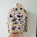 Disney Minnie New Original Fashion Girls Backpack High Quality Large Capacity Cute Children's School Bag Luxury Brand Backpack