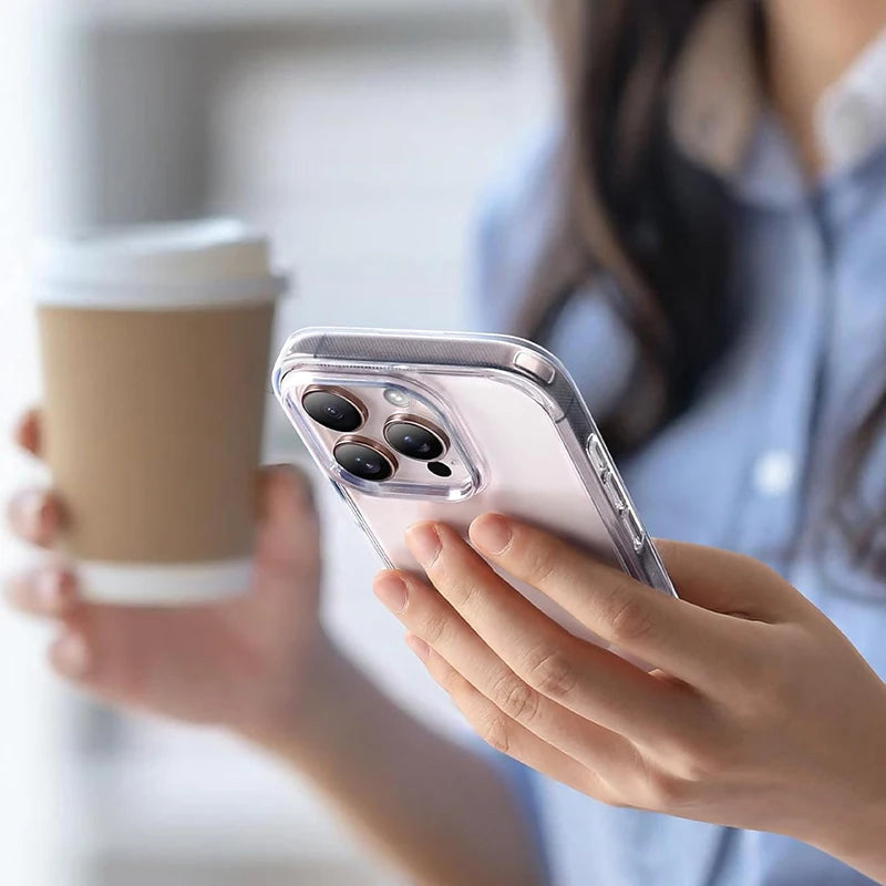 Luxury Crystal Case for iPhone 17 Air 16 15 14 13 12 11 Pro Max Back Shell Military Grade Hybird Case for iPhone 17 Pro Max Capa