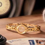 Simple Elegant Small Women's Watches Luxury Brand Gold Wrist Watches for Women Ladies Quartz Watches for Girls montre femme