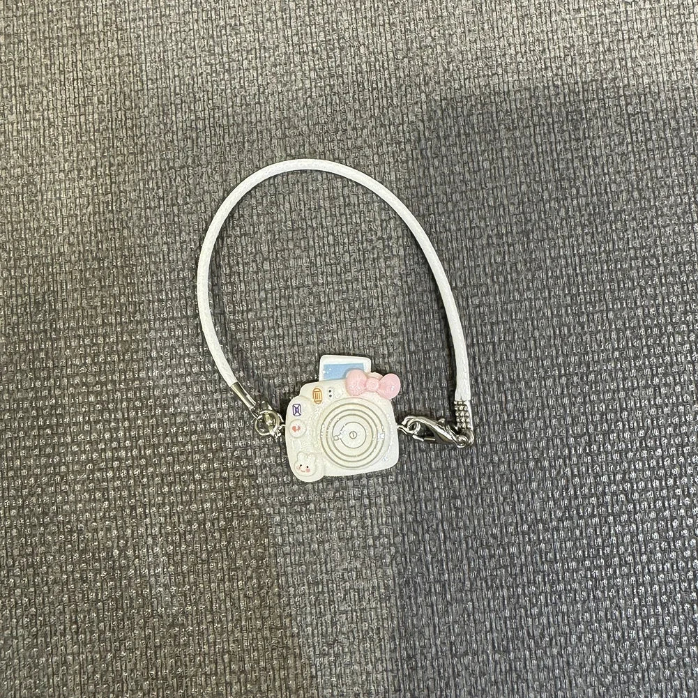 17cm Labubu Doll Clothes Set for Ropa Labubu Macaron Dolls JK Pleated Skirt with Camera and Shoes