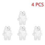 Transparent Macaron Doll Case For Labubu - Popmart Bubble Mart Storage Box, Dustproof Cover for Elf, Christmas New Year Gift