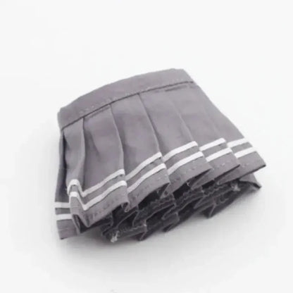 Mini Doll Clothes Outfit Accessories For Ropa 15-17cm Labubu Knitting T-shirt Hat pleated skirt Uniform Set Clothing