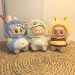 Ropa Labubu Cute Monkey Adventure Clothes Bear Rabbit Bib Pants Overalls Animal-themed Pendant Labubu Outfit Macaron Costume