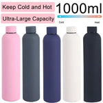 1000ML Double Wall Thermos Bottle Stainless Steel Water Bottle Vacuum Cup Keep Hot and Cold Insulated Vacuum Flask