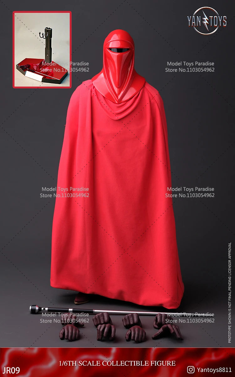 YANTOYS JR09 1/6 Scale Emperor's Royal Guard Red Guards Full Set 12'' Mobile Action Figure Collectible Soldier for Star Wars