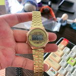 Retro Square Electronic Watches Digital Display Women Men Watch Rose Gold Silver Luxury Ladies Wristwatches Relojes Para Mujer