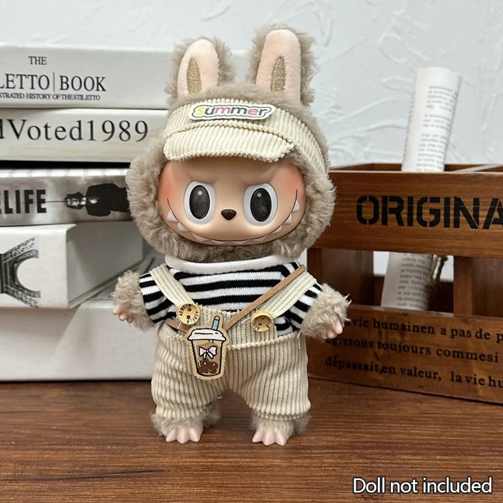 Mini Doll'S Clothes Outfit Accessories For Korea Kpop Exo 15-17cm Labubu Idol 10cn cotton doll replacement suit Clothing Gift