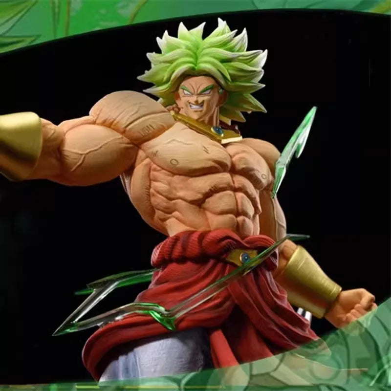 Broli Vs Goku Anime Figure Dragon Ball Broli 28cm Figurine Pvc Statue Model Doll Desk Decoration Collectible Toys Christmas Gift