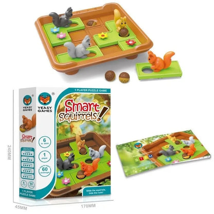 Little Red Riding Hood Smart Hide&Seek Board Games With Solution Skill-Building Puzzle Logic Game Training Toy for Children