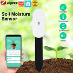 Tuya Zigbee Temperature Humidity Moisture Detector Smart Soil Tester Moisture Sensor Real Time Monitor Support Home Assistant Z2