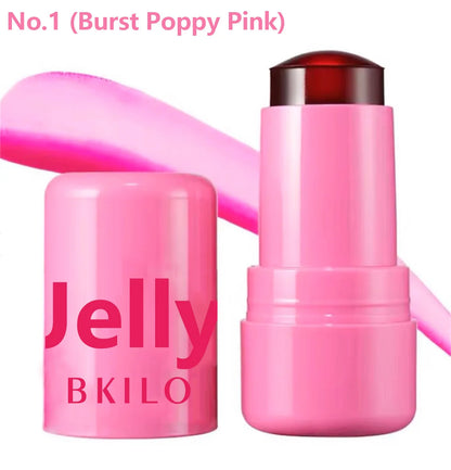 Jelly Blush Lip Gloss Face Blusher Moisturising Shading Lipstick Cheek Tint Lasting Lipgloss Original Makeup Blush Palette