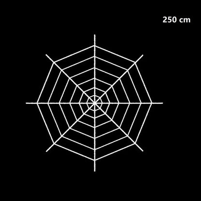 Halloween spider web simulation big black spider decoration bar scene layout props party decoration lawn scenery home decoration
