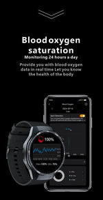 HT32 Smart Watch AMOLED Men Watch 5 Pro NFC Compass 1GB ROM Local Music Album E-Book Heart Rate Sport Smartwatch for Android IOS